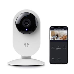 geeni glimpse 1080p wifi hd smart camera – indoor home security camera – no hub required – voice control – motion detection camera – smart camera compatible