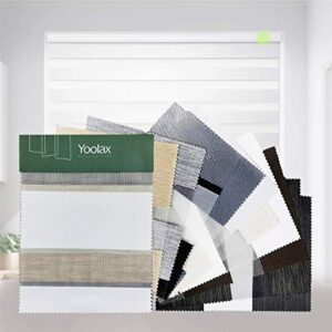 yoolax double layer zebra shades fabric samples