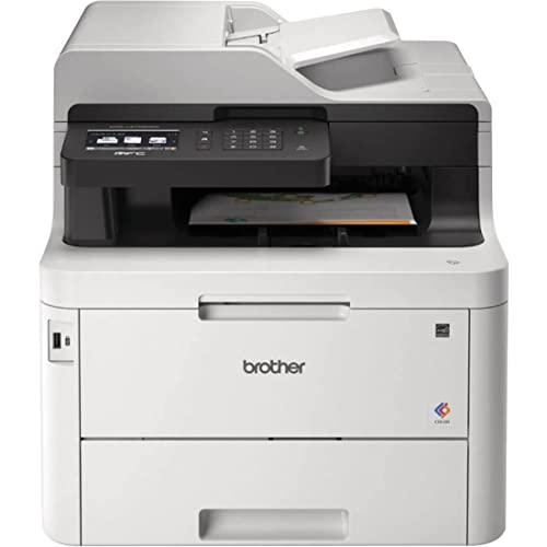 Brother MFC-L3770CDW Compact Wireless Digital Color All-in-One Printer with NFC, 3.7” Color Touchscreen, Automatic Document Feeder, Wireless and Duplex Printing and Scanning