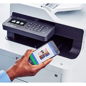 Brother MFC-L3770CDW Compact Wireless Digital Color All-in-One Printer with NFC, 3.7” Color Touchscreen, Automatic Document Feeder, Wireless and Duplex Printing and Scanning