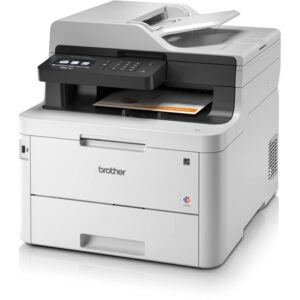 Brother MFC-L3770CDW Compact Wireless Digital Color All-in-One Printer with NFC, 3.7” Color Touchscreen, Automatic Document Feeder, Wireless and Duplex Printing and Scanning