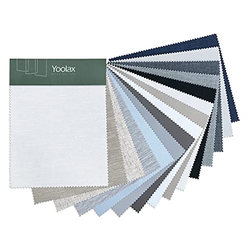 Yoolax 100% Blackout Roller Blinds Fabric Samples