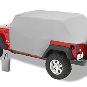 Bestop 8104009 Charcoal All Weather Trail Cover for 2007-2018 Wrangler 2-door