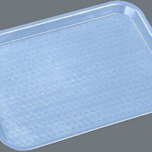 CFS Cafe Plastic Fast Food Tray, 14" x 18", Slate, (Pack of 12)