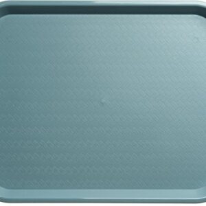 CFS Cafe Plastic Fast Food Tray, 14" x 18", Slate, (Pack of 12)