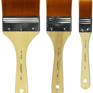 Royal Brush Golden Taklon Paint Brushs, Assorted Sizes, Set of 3