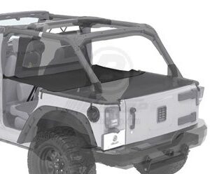 Bestop 9003435 Black Diamond Duster Deck Cover Extension for 2007-2018 Wrangler Unlimited