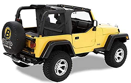 Bestop 8003535 Black Diamond Wrap-Around Windjammer for 2003-2006 Wrangler TJ