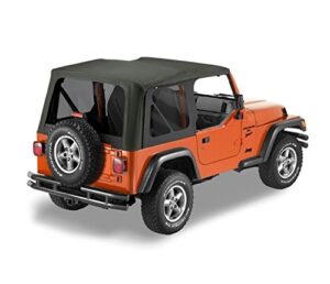 bestop 7914135 black diamond sailcloth replace-a-top for 2003-2006 wrangler (except unlimited)