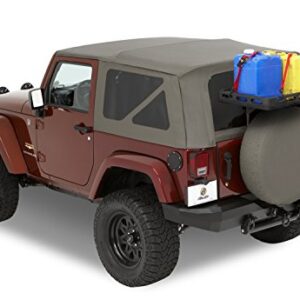 Bestop 4141201 Tailgate Rack Bracket System for 2007-2018 Wrangler JK 2-door/4-door