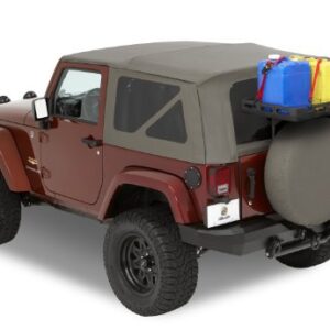 Bestop 4141201 Tailgate Rack Bracket System for 2007-2018 Wrangler JK 2-door/4-door