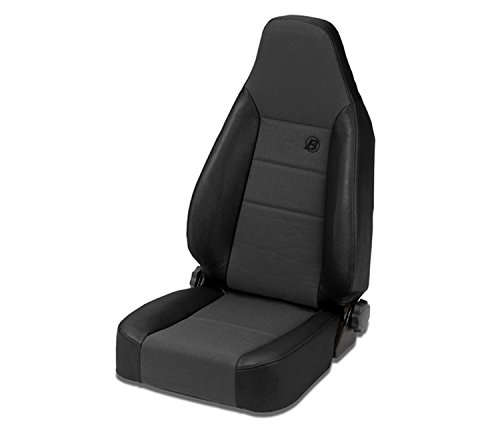 Bestop 3943815 Black Denim Trailmax II Sport Seat - Jeep 1976-2006 CJ7 & Wrangler