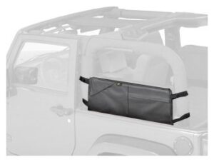 bestop 5411035 roughrider saddle bag for jeep wrangler