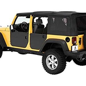 Bestop 5180301 Black Element Door Enclosure Kits for 2007-2018 Wrangler JK 2-Door & 4-Door