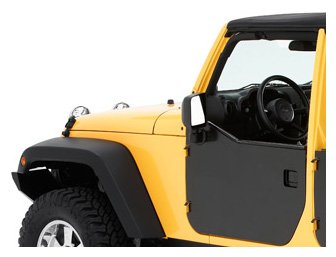 Bestop 5180301 Black Element Door Enclosure Kits for 2007-2018 Wrangler JK 2-Door & 4-Door