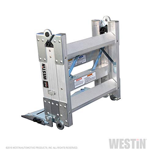 Westin 10-3000 Truck-Pal Tailgate Ladder,Silver