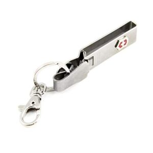 victorinox belt hanger key fob, stainless steel