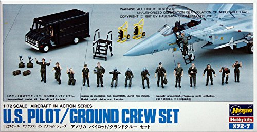 Hasegawa US Pilot Crew Set Model Kit