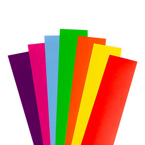 Hygloss Stick-A-Licks-Chain Arts & Crafts-Classroom Activities-Fun for Kids-Super Strips-Size 1” x 8” -100 Pcs, Assorted Colors