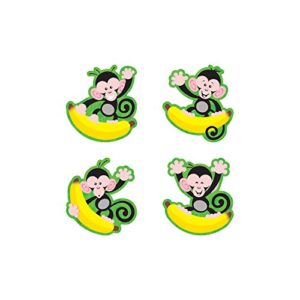 trend enterprises, inc. monkeys and bananas mini accents variety pack, 36 ct