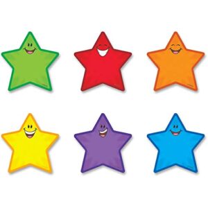 trend mini stars accents variety pack shape, multicolor 36 per