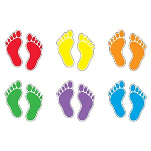 trend enterprises, inc. footprints classic accents variety pack,72 pieces