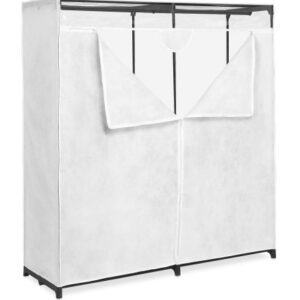 Whitmor Extra Wide Clothes Closet, White, 60"