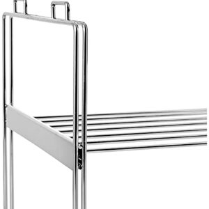 Whitmor 2 Tier Stackable Closet Shelves - Chrome