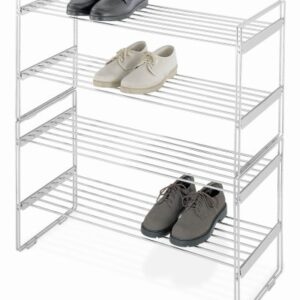 Whitmor 2 Tier Stackable Closet Shelves - Chrome