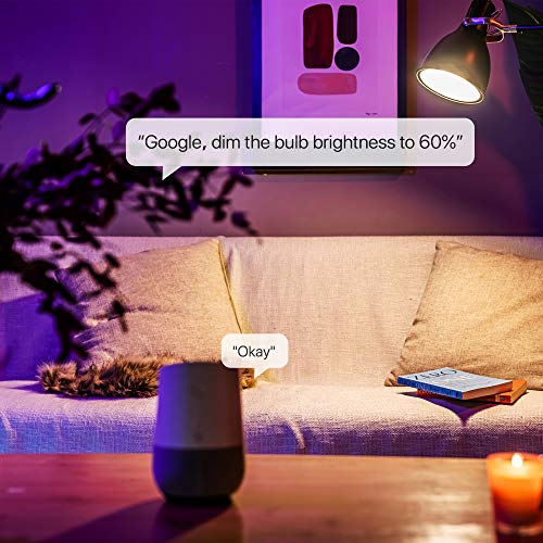 LUMIMAN Smart Light Bulbs, WiFi Alexa Light Bulb, LED Color Changing Dimmable Smart Bulb, Warm to Cool White A19 E26 7.5W 800LM, Works with Alexa Google Home, No Hub Required, 2 Pack