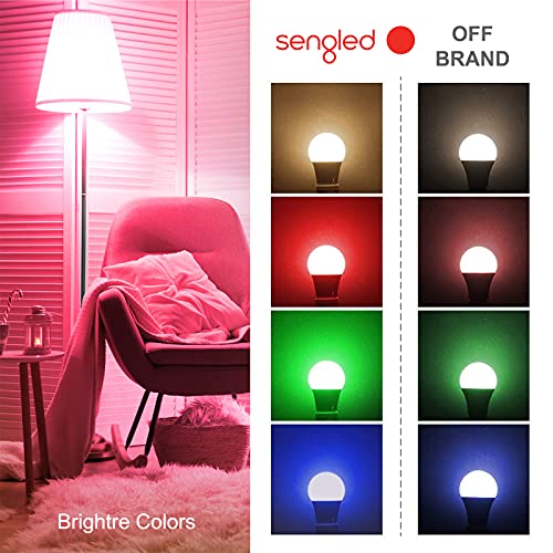 Sengled Smart WiFi Light Bulbs That Work with Alexa & Google Home, No Hub Required, LED Light Bulb A19 Soft White Light (2700K), 2 Pack