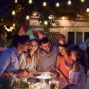 Govee Outdoor String Lights, 48ft WiFi Alexa String Lights with App Control, IP65 Waterproof Outdoor Lights with 15 Dimmable Warm White LED Bulbs for Balcony, Backyard, Party