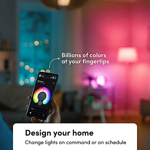 LIFX Color, A19 1100 lumens, Wi-Fi Smart LED Light Bulb, Billions of Colors and Whites, No bridge required, Works with Alexa, Hey Google, HomeKit and Siri, Multicolor