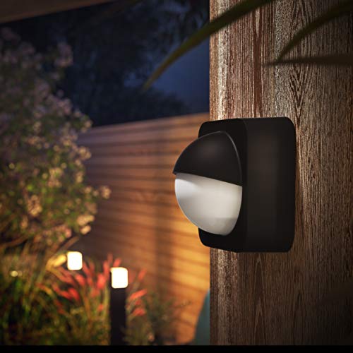 Philips Hue Dusk-to-Dawn Outdoor Motion Sensor, Wireless and Easy to Install, Works with Philips Hue Lights, Hue Bridge Required