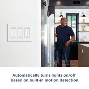 Brilliant Smart Dimmer Switch (White) — Compatible with Alexa, Google Assistant, Apple HomeKit, Hue, LIFX, SmartThings, TP-Link, Wemo and More