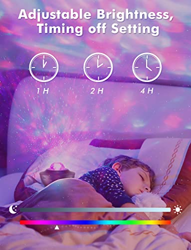 Galaxy Projector Star Projector,Star Light Room Decor Light for Kids and Adults,Smart Night Lights for Bedroom with Bluetooth Music Speaker,APP Control,Remote Control