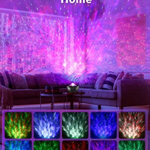 Galaxy Projector Star Projector,Star Light Room Decor Light for Kids and Adults,Smart Night Lights for Bedroom with Bluetooth Music Speaker,APP Control,Remote Control