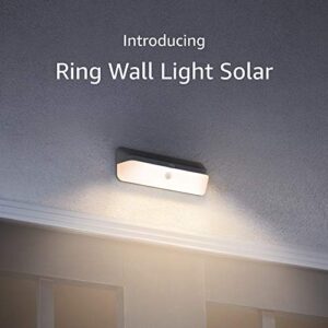 Ring Smart Lighting – Wall Light Solar, Black (Bridge required)