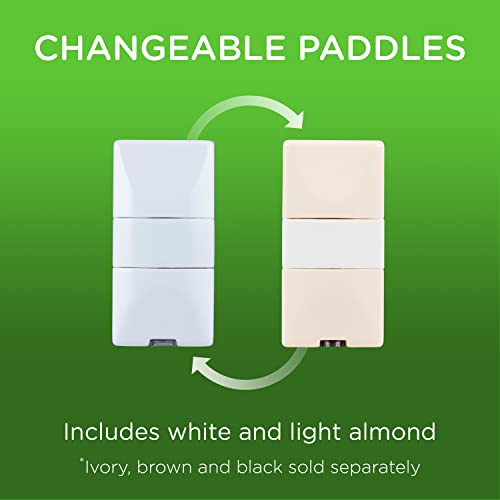 Enbrighten Z-Wave Plus Smart Motion Sensor Light Switch, On/Off, Vacancy / Occupancy Sensor, Includes White and Lt. Almond, Zwave Hub Required, Works with SmartThings, Wink, and Alexa, 26931