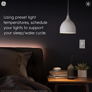 GE CYNC Smart Home Starter Kit, Smart Bulb and Dimmer Switch, Bluetooth and Wi-Fi Enabled, Alexa and Google Assistant Compatible