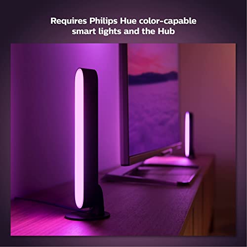 Philips Hue Play HDMI Sync Box to Sync Hue Colored Lights With Music, Movies, and More, HDMI 4K Splitter, 4 HDMI In 1 Out, Philips Hue Bridge and Philips Hue Colored Lights Required