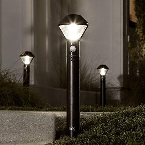 Ring Smart Lighting – Pathlight, Battery-Powered, Outdoor Motion-Sensor Security Light, Black (Bridge required)