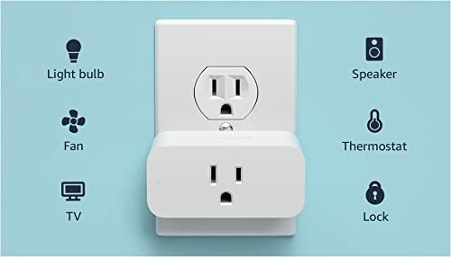 Amazon Smart Plug, for home automation, Works with Alexa - A Certified for Humans Device