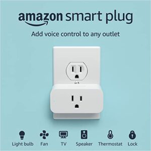 Amazon Smart Plug, for home automation, Works with Alexa - A Certified for Humans Device