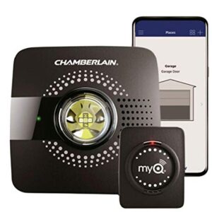 Chamberlain MyQ Smart Garage Hub - Wi-Fi enabled Garage Hub with Smartphone Control, Model MYQ-G0301, Old Version, Black