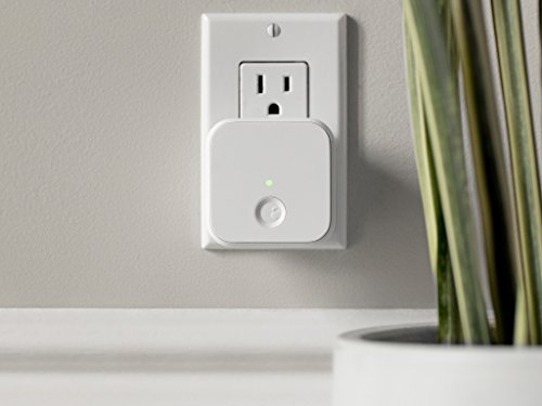 August Connect Wi-Fi Bridge, Remote Access, Alexa Integration for Your August Smart Lock, white