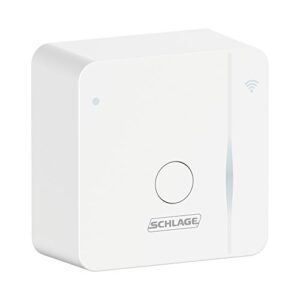schlage br400 sense wi-fi adapter (2.4ghz wifi only) | works with schlage sense , white