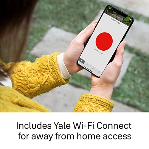 Yale Assure Lock Touchscreen, Wi-Fi Smart Lock - Works with the Yale Access App, Amazon Alexa, Google Assistant, HomeKit, Phillips Hue and Samsung SmartThings, Black Suede