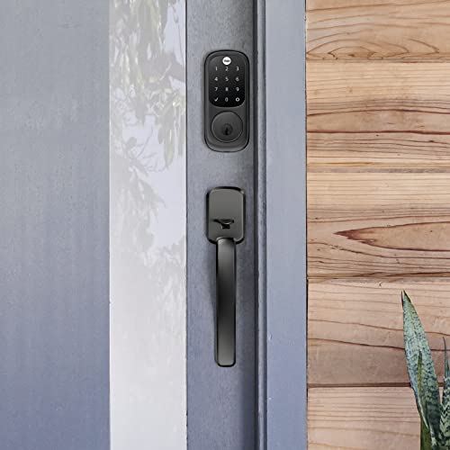 Yale Assure Lock Touchscreen, Wi-Fi Smart Lock - Works with the Yale Access App, Amazon Alexa, Google Assistant, HomeKit, Phillips Hue and Samsung SmartThings, Black Suede