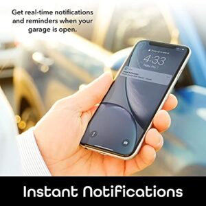 Geeni Smart Garage Door Opener, WiFi App Controlled Garage Opener, Compatible with Alexa and Google Home, No Remote Required